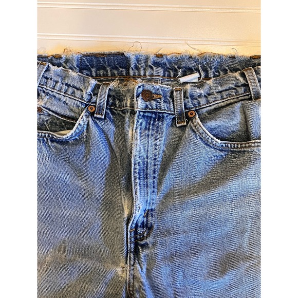 Vintage 90s Distressed orange Tab 505 Levis - Picture 4 of 7